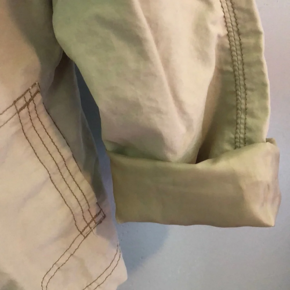 Old Navy Hooded Girls Jacket in Khaki Tan Size Large 10-12